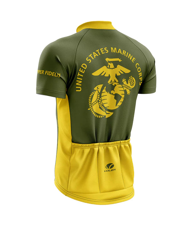 USMC SEMPER FIDELIS - Men's CLASSIC JERSEY in green and yellow