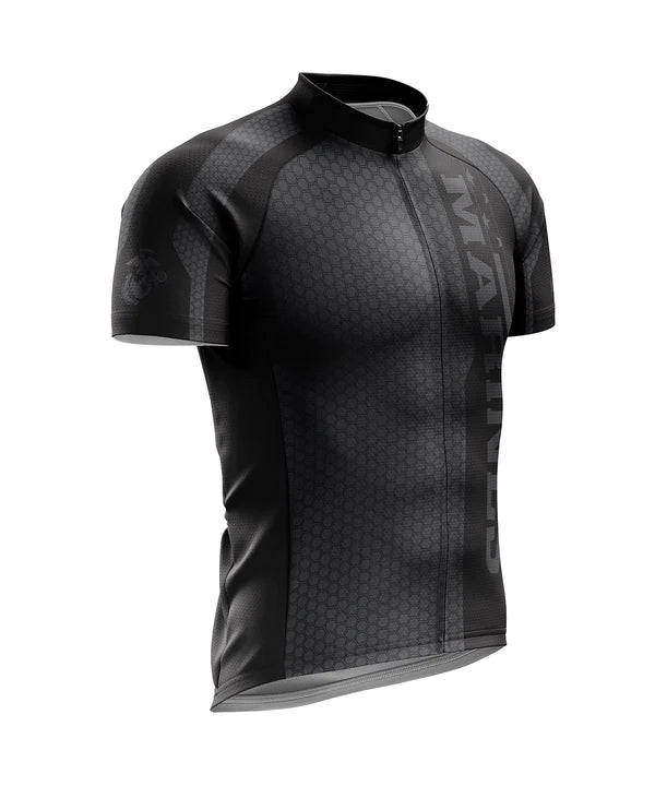 Men's USMC Classic Cycling Jersey - BLACK