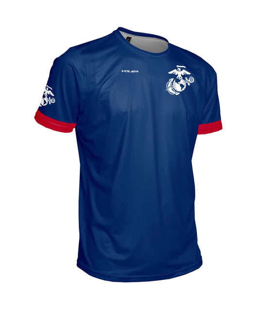 Men's USMC ENDURANCE AIR TEE - Red, White and Blue