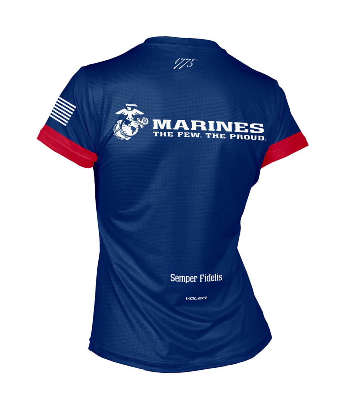 Women's USMC ENDURANCE AIR TEE - Red, White and Blue